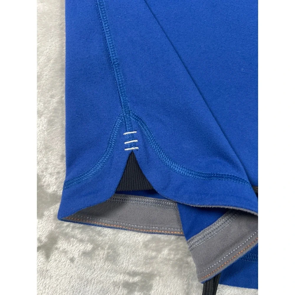 Lululemon Mens Medium Blue Running Pullover Thumbhole Long Sleeve Athletic Top